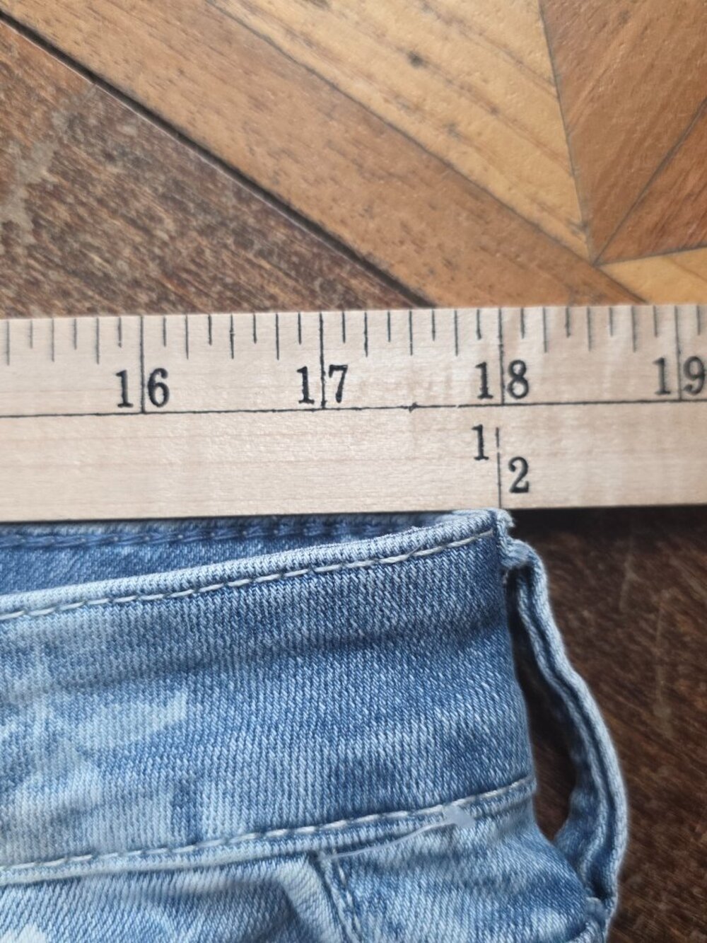 Seven7 High Rise Floral Kick Flare Bootcut Jeans Size 14 - Picture 7 of 16
